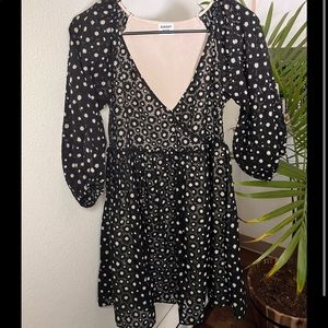 Black baby doll dress